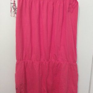 Fox strapless summer romper